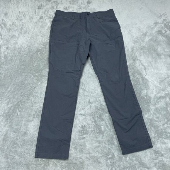 Kirkland Signature Mens Stretch Chino Pants 38x34 Dark Gray a0975 - Picture 1 of 7